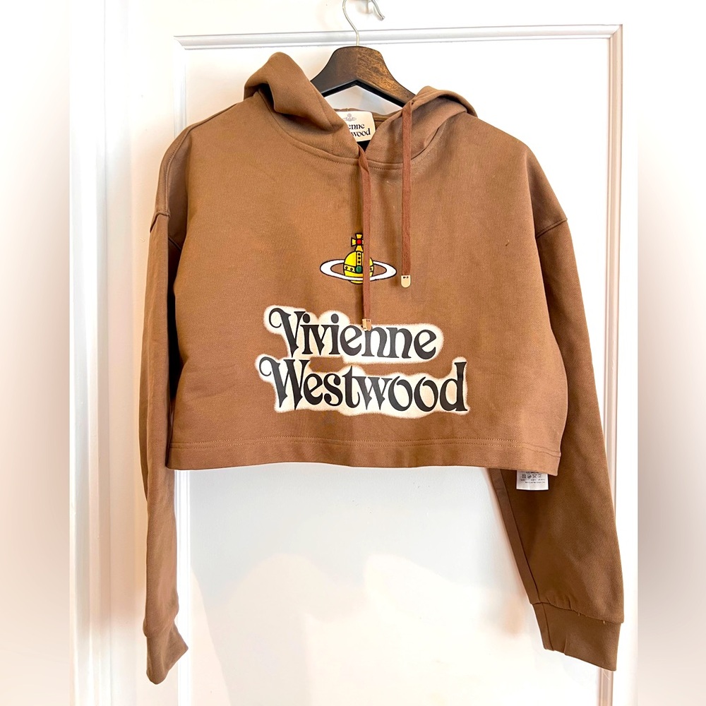 Vivienne Westwood Brown Hoodie + Skirt. Size S. US 2. New never worn.